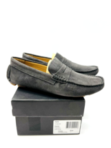 The Men Store at Bloomingdale&#39;s Penny Loafer Drivers- Suede Charcoal, US 7 - $43.56