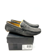 The Men Store at Bloomingdale&#39;s Penny Loafer Drivers- Suede Charcoal, US 7 - £34.32 GBP
