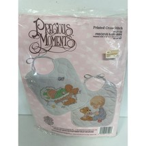 Janlynn Precious Moments Baby Bibs Cross Stitch Kit Gloria &amp; Pat 131-02 ... - £9.46 GBP