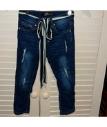 Denim &amp; Rivets distressed stretched skinny jeans size 4 - $223.90 MXN