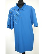 Greg Norman Polo Shirt Men&#39;s XL X-Large Blue Golf Play Dry Athletic Spor... - £7.36 GBP