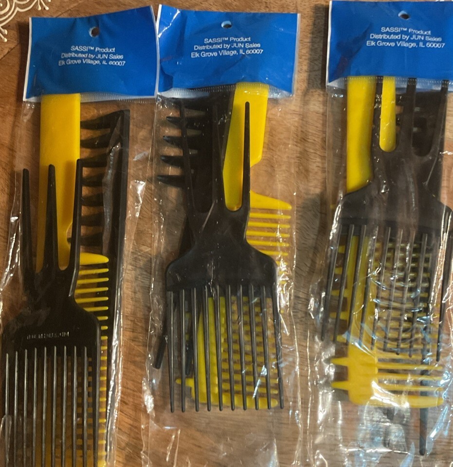 9 Professional Hair Combs Unisex Hair Stylists Salon 3 X 3pc Comb Set by Sassi Item image 2