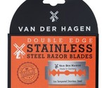 Van Der Hagen Double Edge Stainless Steel Razor Blades, Pack of 5 - £3.90 GBP