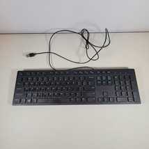 Dell Wired Keyboard 1293 KB216p USB Plug In Black - $14.00