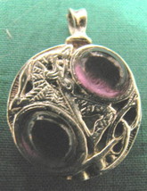 925 Solid Silver DRAGON EYES Crystal Therapy Pendant Amulet -
show original t... - £76.77 GBP