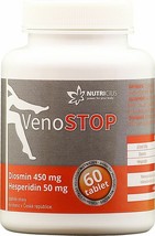 VenoSTOP Diosmin Hesperedine food supplement 60 tablets VEINS remove treatment - £19.59 GBP