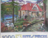 Bits and Pieces - 1000 Piece Puzzle Countryside House Forest Mountain La... - £16.92 GBP