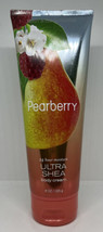 Bath & Body Works Pearberry 8 Oz Ultra Shea Body Cream Discontinued Scent! - £31.64 GBP