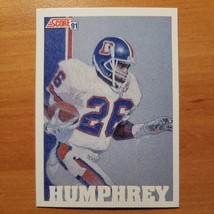 1991 Score #624 Bobby Humphrey - Team MVP - Denver Broncos - NFL - Fresh Pull - £1.40 GBP