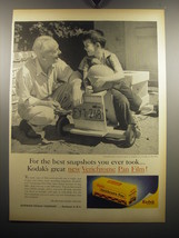 1957 Kodak Verichrome Pan Film Ad - For the best snapshots you ever took - $18.49