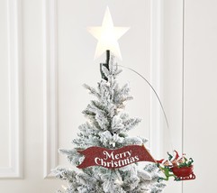 Mr. Christmas Animated Elf Tree Topper in White - £46.40 GBP