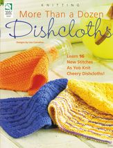 16 Knit New Stitches Cheery Dishcloths Lisa Carnahan Patterns - $13.99