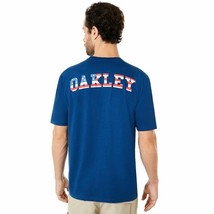 Oakley B1B Flag Short Sleeve (Size: XL) Dark Blue NEW W TAG - £27.52 GBP