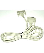 RS232 Serial Data/Modem/Printer Cable DB25F to DB25M 10&#39; Extension - $4.99