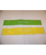 HSICILY RESISTANCE BANDS EXTRA LIGHT YELLOW, LIGHT GREEN - $8.09