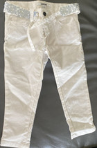 DKNY Girl’s White Sequin Belted Trousers - $34.44