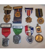 9PC LOT VINTAGE AMERICAN LEGION CONVENTION MEDAL BADGE - £38.65 GBP