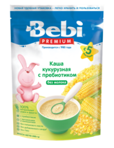 Bebi NO MILK Corn PREBIOTIC Low Allergenic 200g Baby Food Cereal porridg 5+ - £7.77 GBP