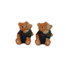 GKA Ceramic Teddy Bears w/Child Bear Salt &amp; Pepper Shakers 4&quot; Tall - £7.72 GBP