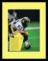 Dermontti Dawson Framed 11x14 Steelers 1993 Yearbook Photo Display - £27.14 GBP