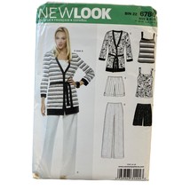 New Look Sewing Pattern 6786 Jacket Pants Top Shorts Size 8-18 - £7.15 GBP