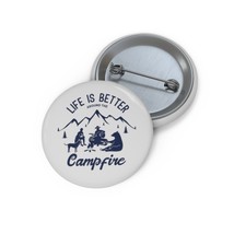 Custom Pin Buttons - Durable Personalized Safety Pinback Buttons in 3 Si... - £6.58 GBP+