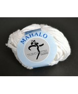 Trendsetter Mahalo cotton yarn ball #01 White 50yds, - £3.99 GBP