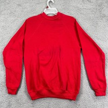 Tultex Mens Red Regular Fit Long Sleeve Crew Neck Pullover Sweatshirt Size XL - £27.05 GBP