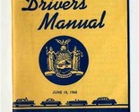 New York State Driver&#39;s Manual 1960 Nelson A Rockefeller Governor  - $17.87
