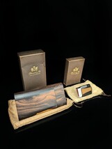 Brizard and Co Case and Ziricote matching dual flame Lighter NIB image 8