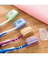5 x Toothbrush Head Cover Protector Portable Travel Camping Brush Cap Set - $90.37 MXN