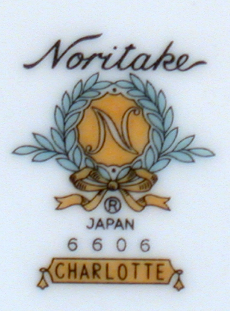 Noritake Charlotte Bread Plate 6606 New China Item image 3