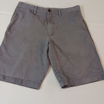 Banana Republic Men&#39;s 10.5&quot; Aiden Shorts 100% Cotton Casual Gray Size 32  - $11.87