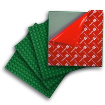 Peel-And-Stick, Green, 4 Pack, 10&quot;X10&quot; Self Adhesive Baseplates, Compati... - £43.96 GBP