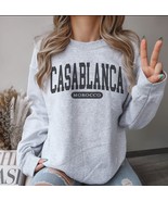 Casablanca Sweatshirt, Morocco sweater, Morocco Holiday Womens crewneck,... - £36.70 GBP