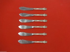 Violet by Wallace Sterling Silver Trout Knife Set 6pc. HHWS  Custom 7&quot; - £335.55 GBP