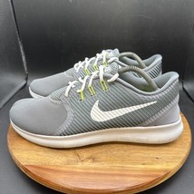 Nike Free RN Mens Size 10.5 Running Shoes CMTR 2016 Green White Sneakers - $34.64