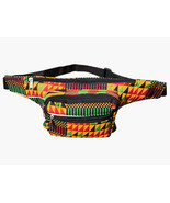 Kente Crossbody Waist Bag Ankara Fanny Pack Bum Pack Waist Pack African ... - $34.21 CAD
