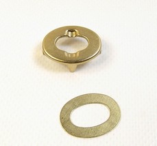 DOT Common Sense Eyelet w/ Backing Plate, Marine Grade Gilt Brass - €6,14 EUR+