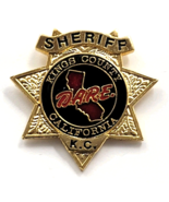 DARE Kings County Sheriff Dept CA Badge Map Outline Law Enforcement Prog... - $275.44 MXN