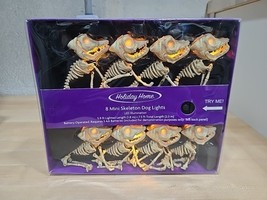 Mini Dog Skeleton Lights Halloween Scary String Light Set Holiday Home S... - £17.27 GBP