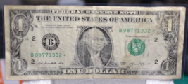 2013  DUPLICATE REPLACEMENT STAR $1.00 B NEW YORK FEDERAL RESERVE BANK D... - $29.92