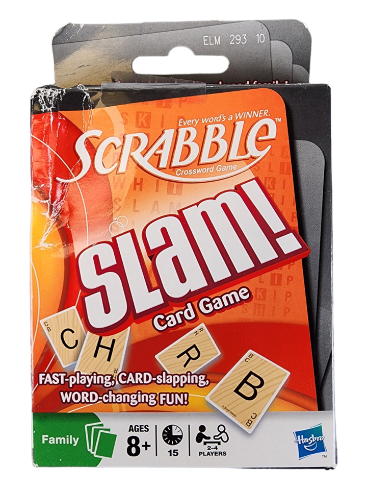 Primary image for Scrabble Slam Card Game Parker Bros Ages 8+ Family 2-4 Players
