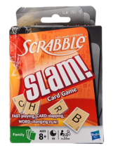 Scrabble Slam Card Game Parker Bros Ages 8+ Family 2-4 Players - $2.73