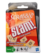 Scrabble Slam Card Game Parker Bros Ages 8+ Family 2-4 Players - £2.13 GBP