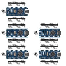 5Pcs For Nano Board Ch340/Atmega+328P Without Usb Cable, Type-C Connection Compa - £40.05 GBP
