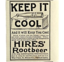 Hires Root Beer Soda Pop 1894 Advertisement Victorian Keep It Cool ADBN1mm - $378.90 MXN