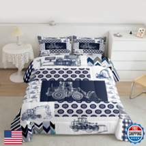 Feelyou Kids Construction Comforter Set Full Size Equipment Trucks Beddi... - $31.85