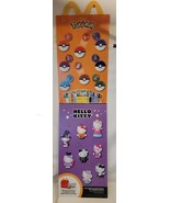 MCDONALD&#39;S Pokemon Hello Kitty Promo Ad Sign Store 2019 46x12&quot; Heavy - $14.52