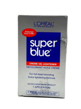 L&#39;Oreal Super Blue Creme Oil Lightener/Full-Head Blonding 1 Application - £9.31 GBP